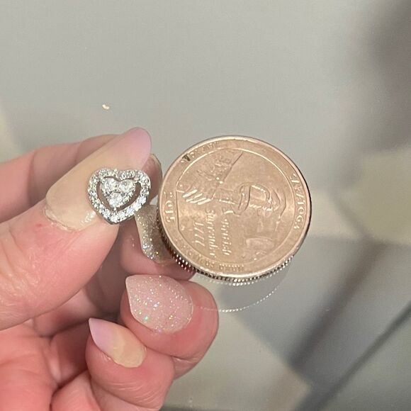 The Dainty Hearts stud 925 silver - Picture 5 of 8
